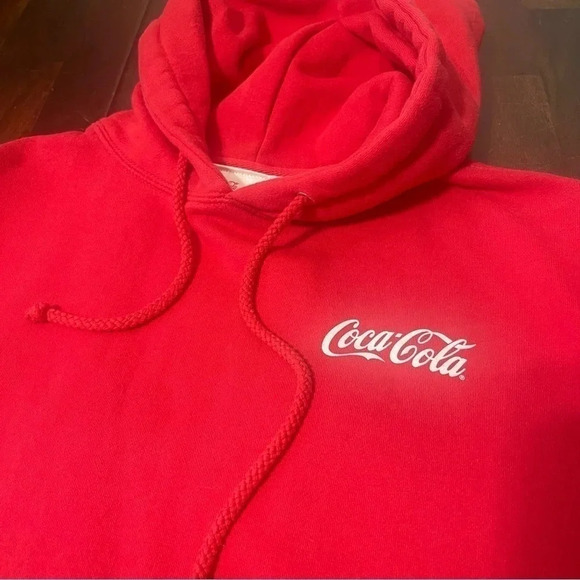 Walt Disney World Resort Coca Cola Hoodie Size XS Mickey Disney Red - Picture 2 of 7